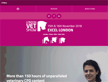 Tablet Screenshot of londonvetshow.co.uk